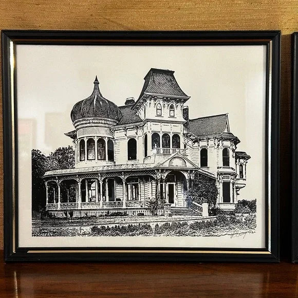 Vintage Artist signed Architectural Prints - Picture 2 of 6